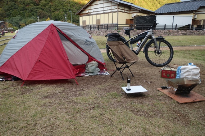 Trekのe-Bike Allant+8で半バイクパッキング自転車キャンプ 当日編